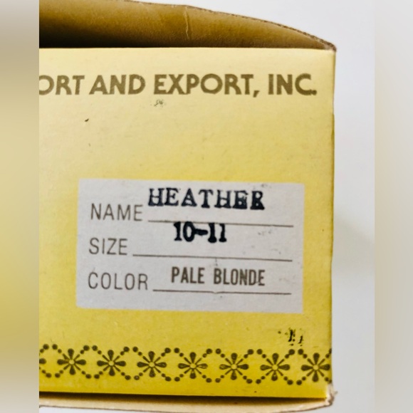 Doll wig blonde Ringletts size 10 curly long doll wig blonde by playhouse coll. - Picture 9 of 16